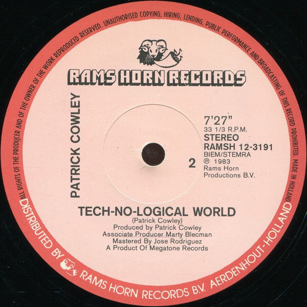Patrick Cowley : Going Home / Tech-No-Logical World (12", Single)
