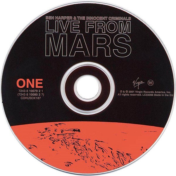 Ben Harper & The Innocent Criminals : Live From Mars (2xCD, Album, Dig)