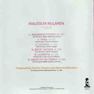 Malcolm McLaren : Fans (CD, Album)