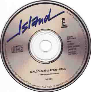 Malcolm McLaren : Fans (CD, Album)