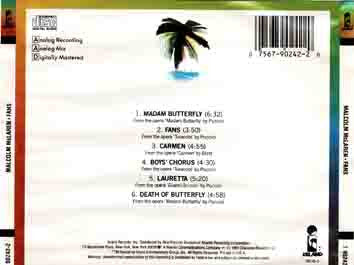Malcolm McLaren : Fans (CD, Album)