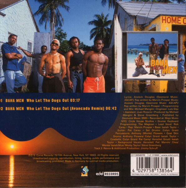 Baha Men : Who Let The Dogs Out (CD, Single)