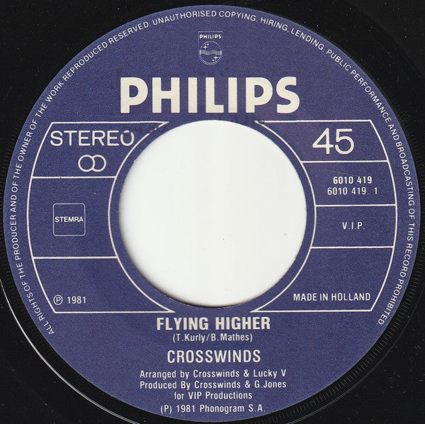 Crosswinds (3) : Flying Higher (7", Single)