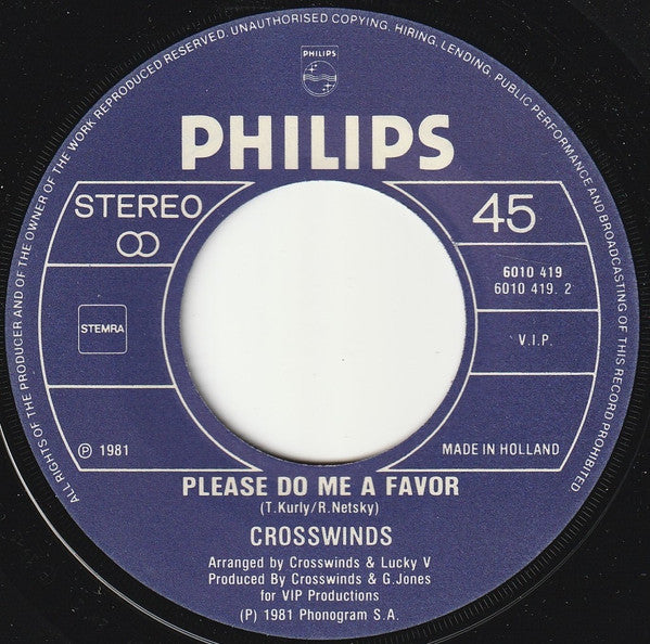 Crosswinds (3) : Flying Higher (7", Single)
