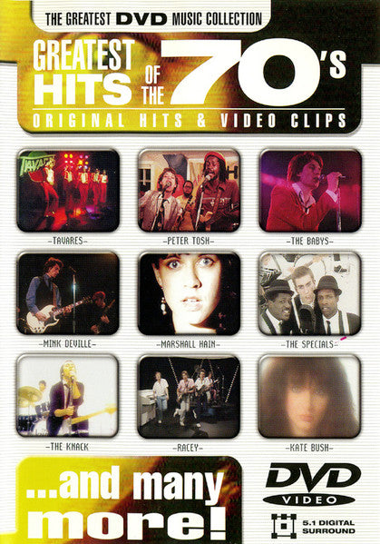 Various : Greatest Hits Of The 70's (DVD, Comp, PAL, 4:3)