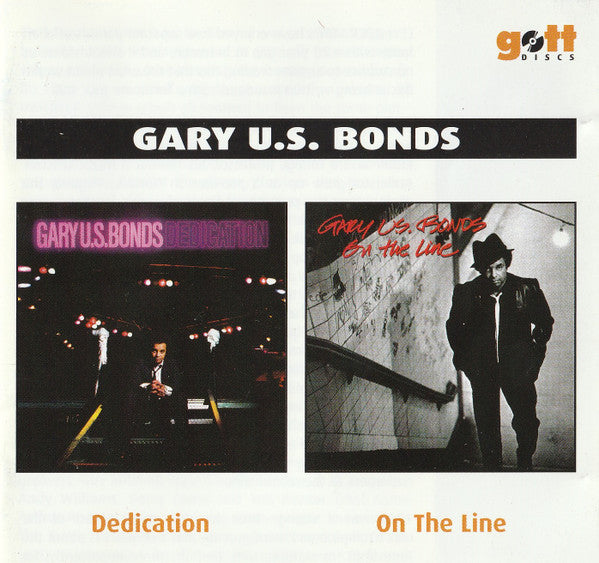 Gary U.S. Bonds : Dedication/On the Line (Comp + CD, Album, RE, RM + CD, Album, RE, RM)