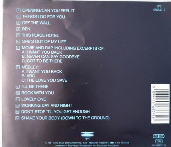 The Jacksons : Live (CD, Album, RE)