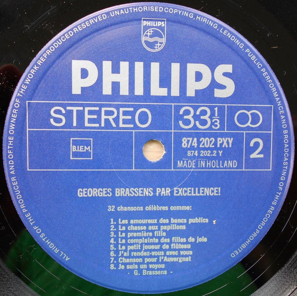 Georges Brassens : Par Excellence! (32 Chansons Célèbres Comme:) (2xLP + Box + Comp, RE)