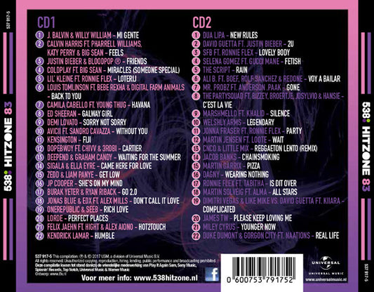 Various : 538 - Hitzone 83 (2xCD, Comp)