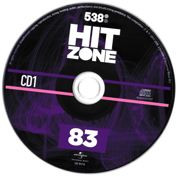 Various : 538 - Hitzone 83 (2xCD, Comp)