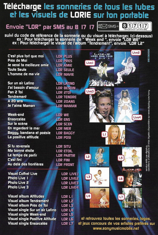 Lorie : Week End Tour (DVD-V, PAL)