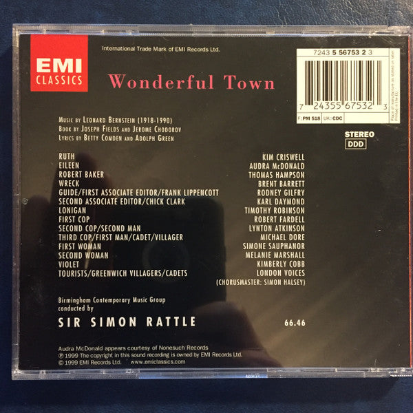 Leonard Bernstein : Wonderful Town (CD, Album)