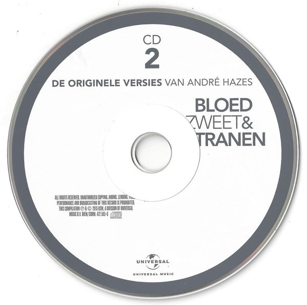 Martijn Fischer & André Hazes : Bloed Zweet & Tranen - De Soundtrack Van De Film (2xCD, Album)