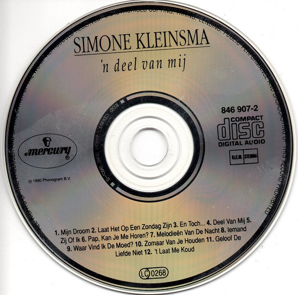 Simone Kleinsma : 'n Deel Van Mij (CD, Album)