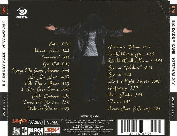 Big Daddy Kane : Veteranz Day (CD, Album, Enh)