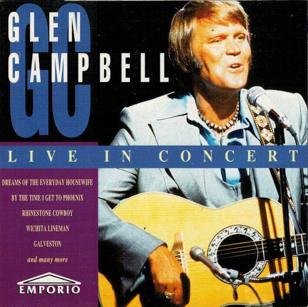 Glen Campbell : Live In Concert (CD, Album)