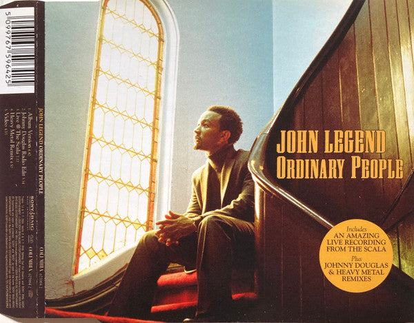 John Legend : Ordinary People (CD, Single, Enh)