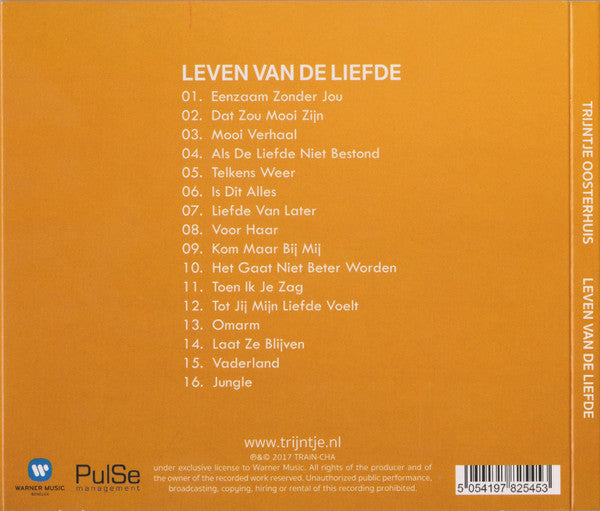 Trijntje Oosterhuis : Leven Van De Liefde (CD, Album)