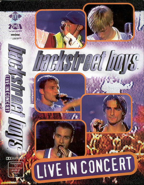 Backstreet Boys : Live In Concert (VHS, PAL)