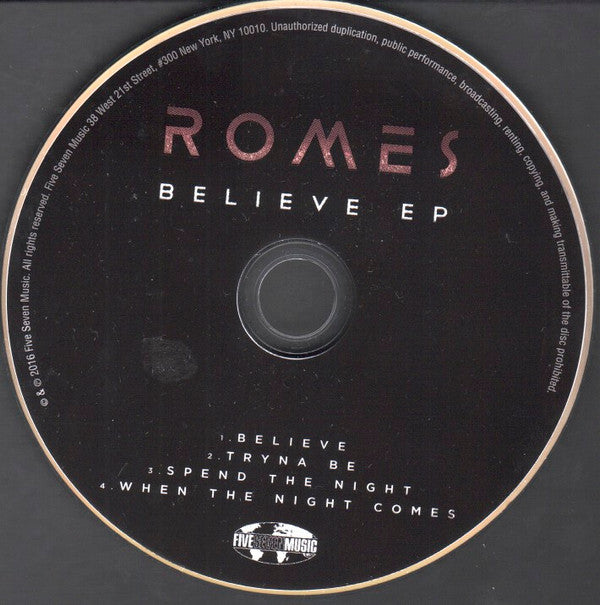 Romes : Believe EP (CD, EP)