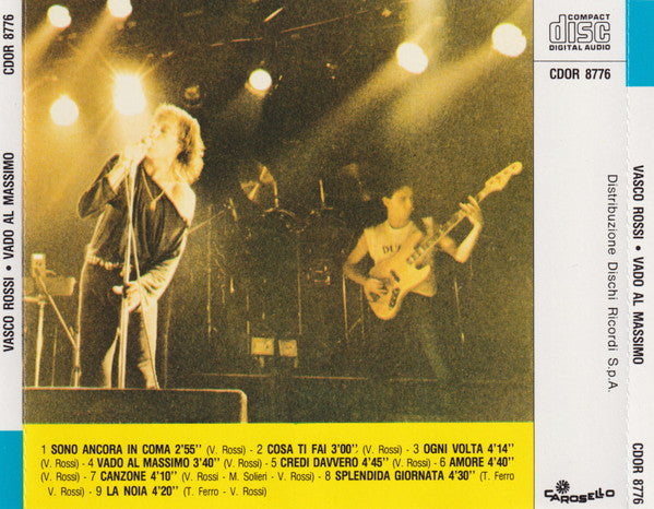 Vasco Rossi : Vado Al Massimo (CD, Album, RE, MPO)