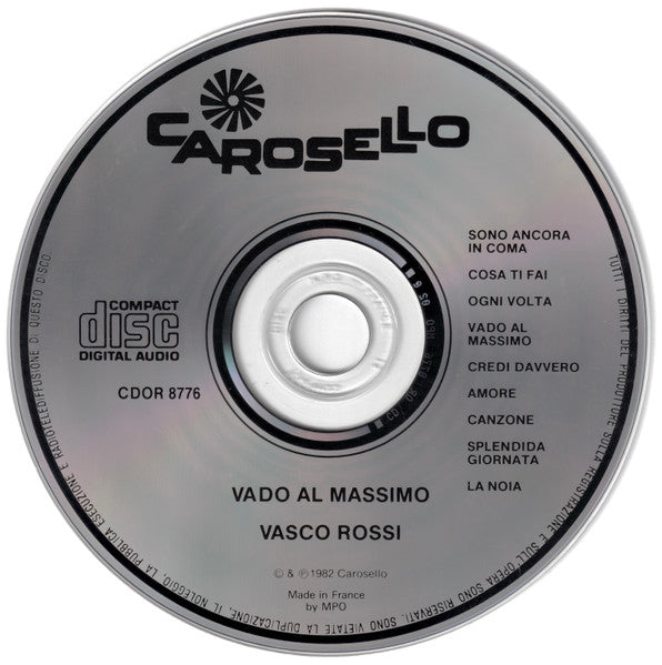 Vasco Rossi : Vado Al Massimo (CD, Album, RE, MPO)