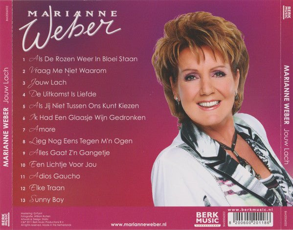 Marianne Weber : Jouw Lach (CD, Album)