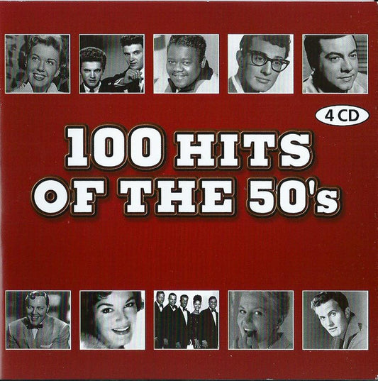 Various : 100 Hits Of The 50's (4xCD, Comp, Mono, RE)