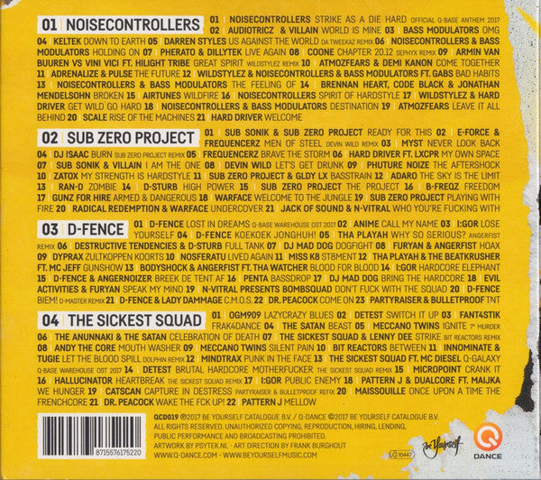 Noisecontrollers | Sub Zero Project | D-Fence (7) | The Sickest Squad : Q-Base (4xCD, Mixed)