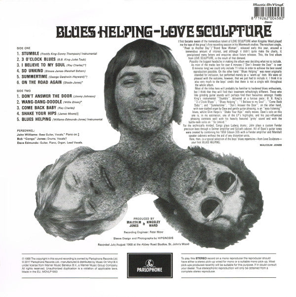 Love Sculpture : Blues Helping (LP, Album, RE)