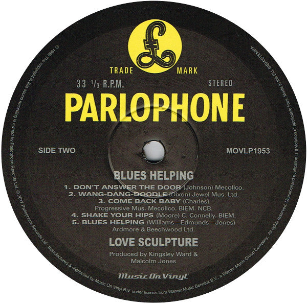 Love Sculpture : Blues Helping (LP, Album, RE)