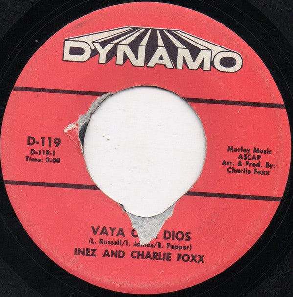 Inez And Charlie Foxx : You Are The Man / Vaya Con Dios (7")