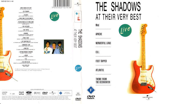 The Shadows : At Their Very Best (DVD, PAL)