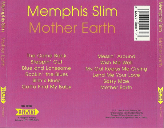 Memphis Slim : Mother Earth (CD, Album, RE, RM)