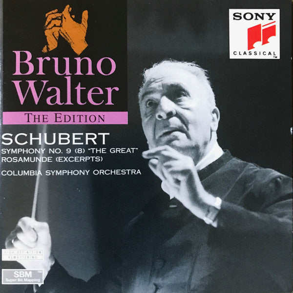 Franz Schubert, Columbia Symphony Orchestra, Bruno Walter : Symphony No. 9 (8) "The Great" • Rosamunde (Excerpts) (CD, Album, Comp, RE)