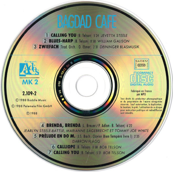 Various : Bande Originale Du Film Bagdad Cafe (CD, Album)