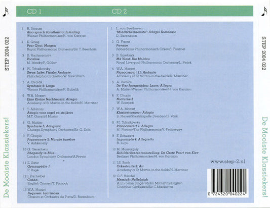 Various : Lekker Klassiek - De Mooiste Klassiekers! (2xCD, Comp)