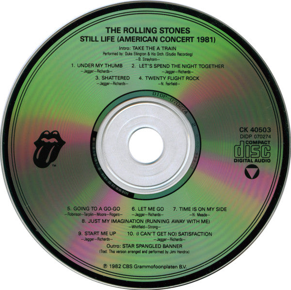 The Rolling Stones : Still Life (American Concert 1981) (CD, Album, RE)