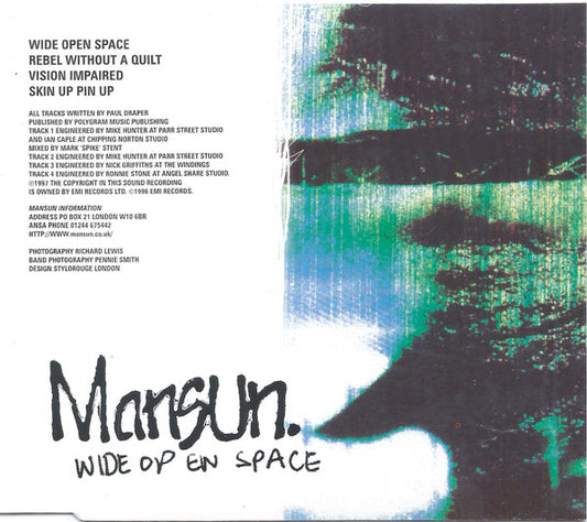 Mansun : Wide Open Space (CD, Single)