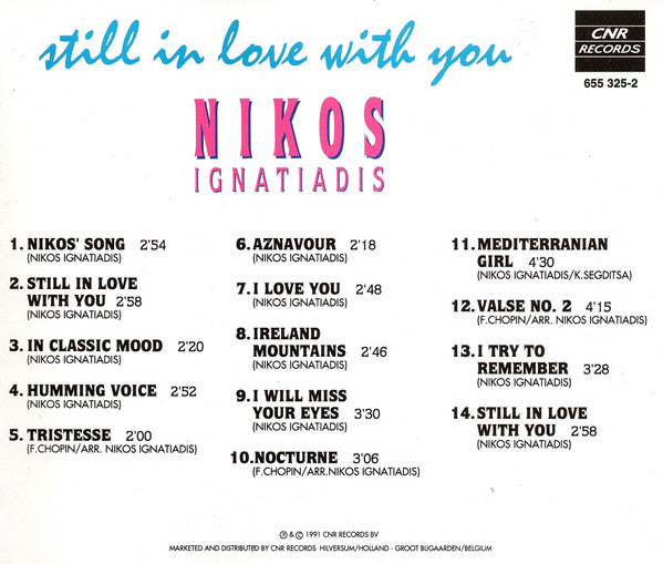 Nikos Ignatiadis : Still In Love With You (CD, Album)