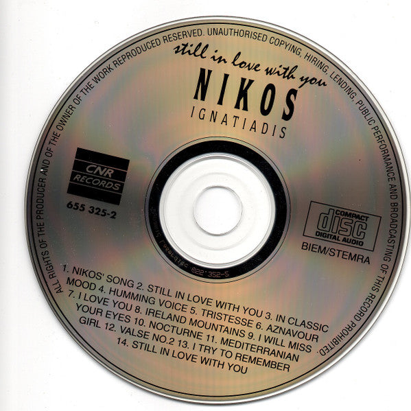 Nikos Ignatiadis : Still In Love With You (CD, Album)