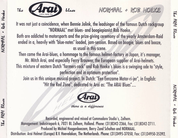 Normaal + Rob Hoeke : Hit The Red Zone (CD, Single)
