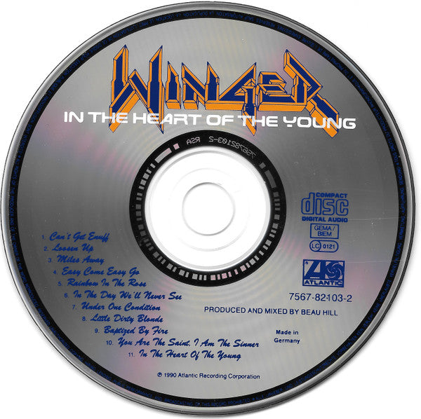Winger : In The Heart Of The Young (CD, Album)