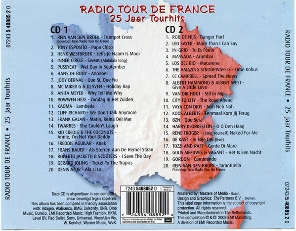 Various : Radio Tour de France 25 Jaar Tourhits (2xCD, Comp)