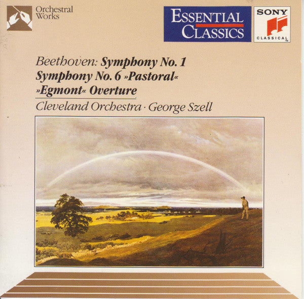 Ludwig van Beethoven, The Cleveland Orchestra, George Szell : Symphony No. 1, Symphony No. 6 "Pastoral", "Egmont" Overture (CD, Comp, RM)