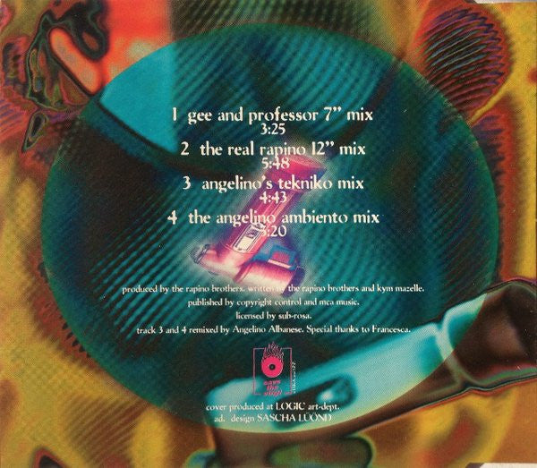 The Rapino Brothers And Kym Mazelle : Love Me The Right Way (CD, Maxi)