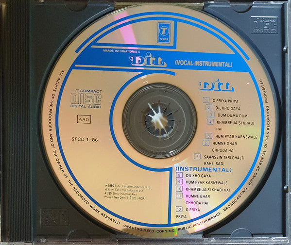 Anand Milind : Dil (CD)