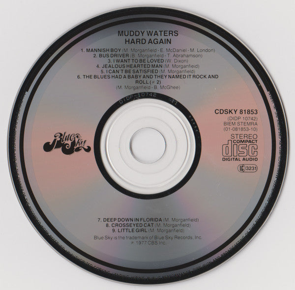 Muddy Waters : Hard Again (CD, Album, RE)