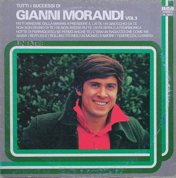 Gianni Morandi : Tutti I Successi Di Gianni Morandi Vol. 1 (LP, Comp)
