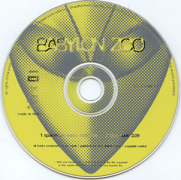Babylon Zoo : Spaceman (CD, Single)